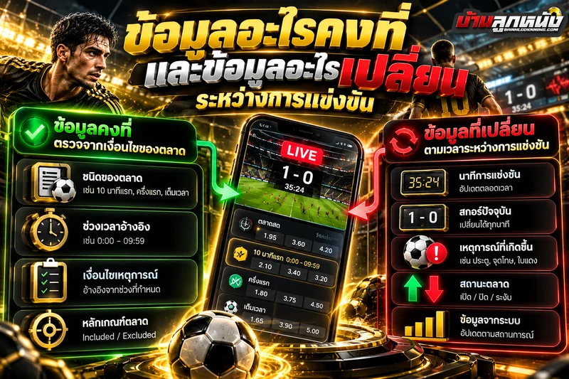 กติกาแทงบอลสด