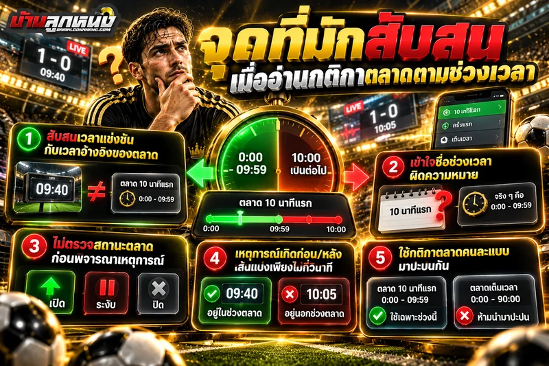 กติกาแทงบอลสด